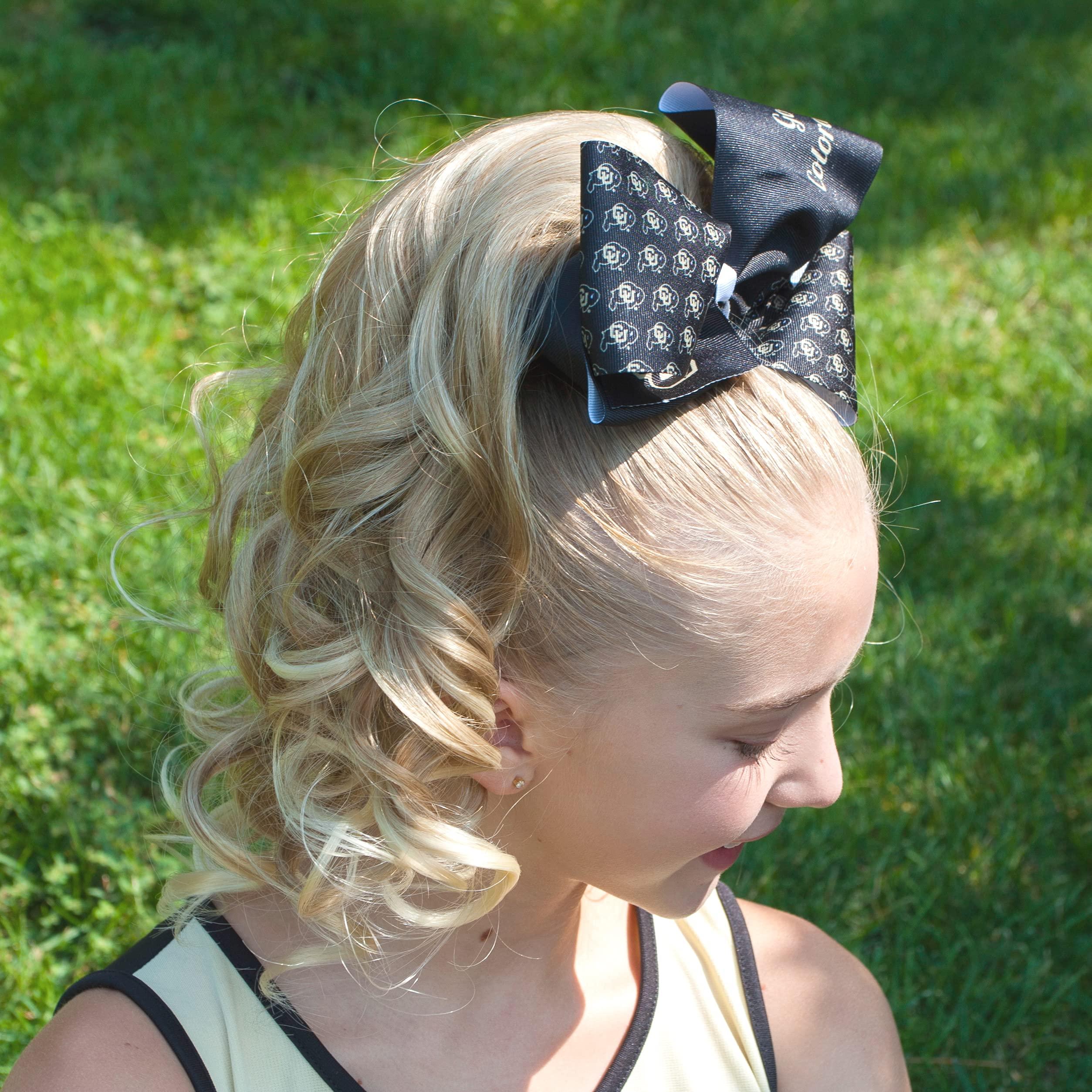 Girly Curls Girly Curls Curly Cheerleader Hairpiece for Cheer and Dance… (Cutie)