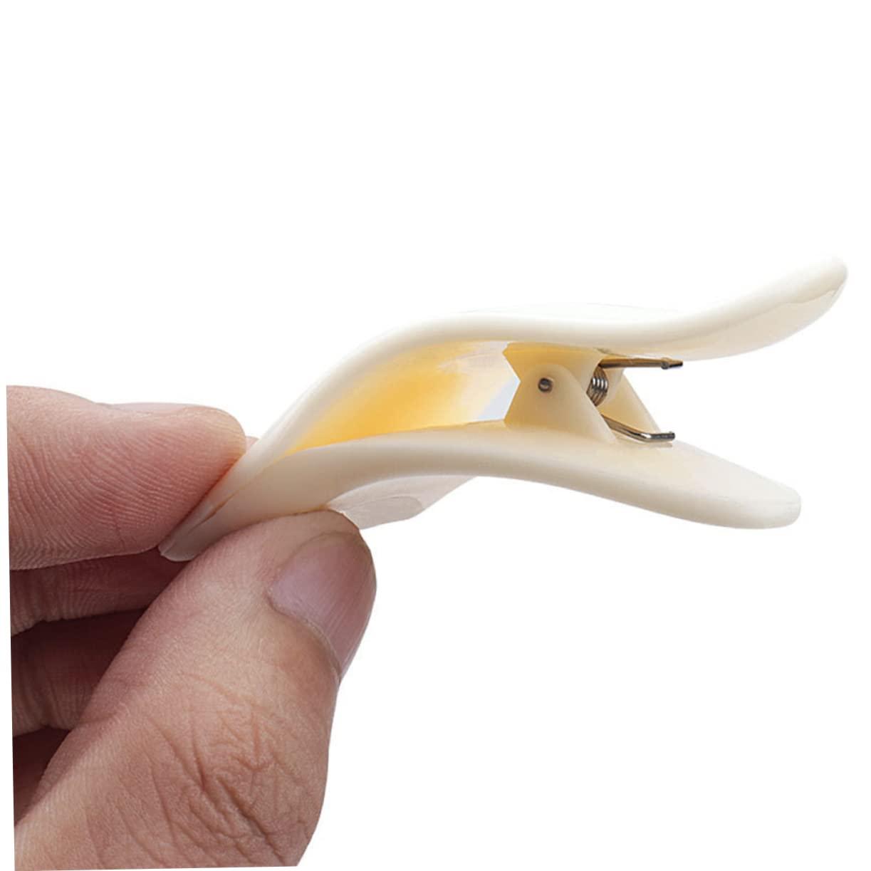 MAGICLULU MAGICLULU 2pcs Eyelash Curler False Eyelash Applicator Eyelash Tweezer Mascara Fake Eyelashes Opener Lashes Buddy Tool Mini Convenient Eyelash Clip Wear-resistant Eyelash Clip Plastic White