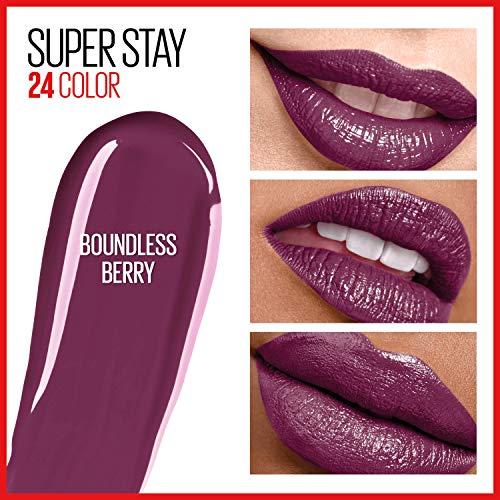 Maybelline New York Maybelline SuperStay 24 2-Step Liquid Lipstick Makeup, Boundless Berry, 1 kit