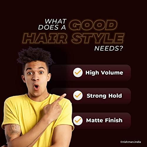 Generic Generic Mattifying Hair Volumizing Powder Wax, Matte Finish, 24 Hrs Strong Hold For Men, Hair Styling Powder Wax, 10g, Pack of 1