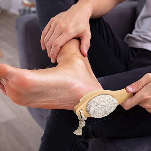 AnHua AnHua 1 Pieces 4 In 1 Foot File Brush Callus Multi-functional Foot File Nail Brush File Pedicure Supplies Tools