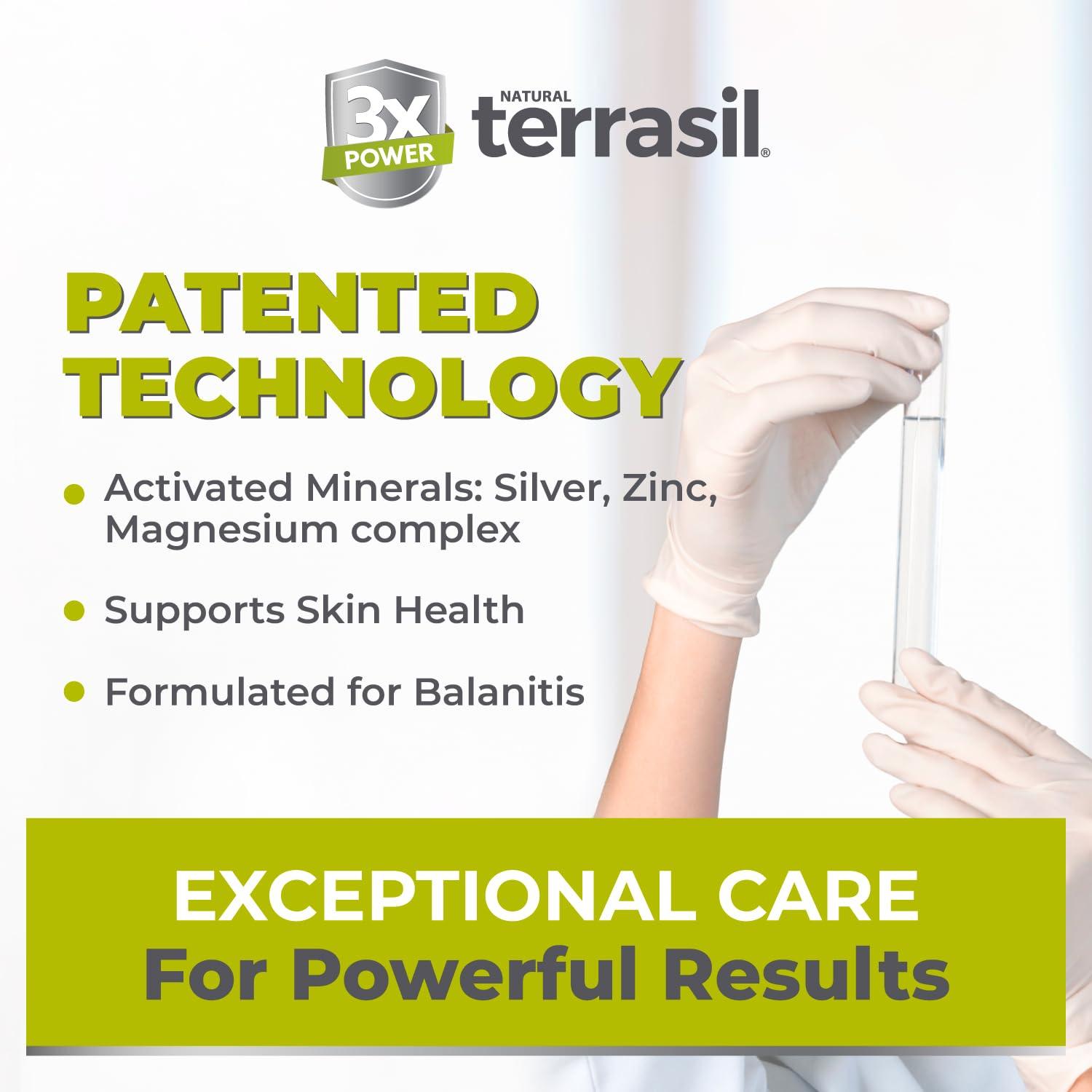 terrasil terrasil Balanitis Soap for Men, Soothing Care and Relief from Balanitis Symptoms: Irritation, Itch, Redness and Inflammation. Natural, Dermatologist tested & Hypoallergenic Soap Approved, 75g (3pk)