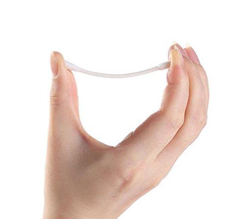 ericotry 200Pieces (1box) Double Tipped Wooden Swabs Cotton Swabs Cotton Tipped Applicator Cosmetic Q Tips Beauty Swabs Multipurpose Safe for Make up Cleaning Jewelry and Ear