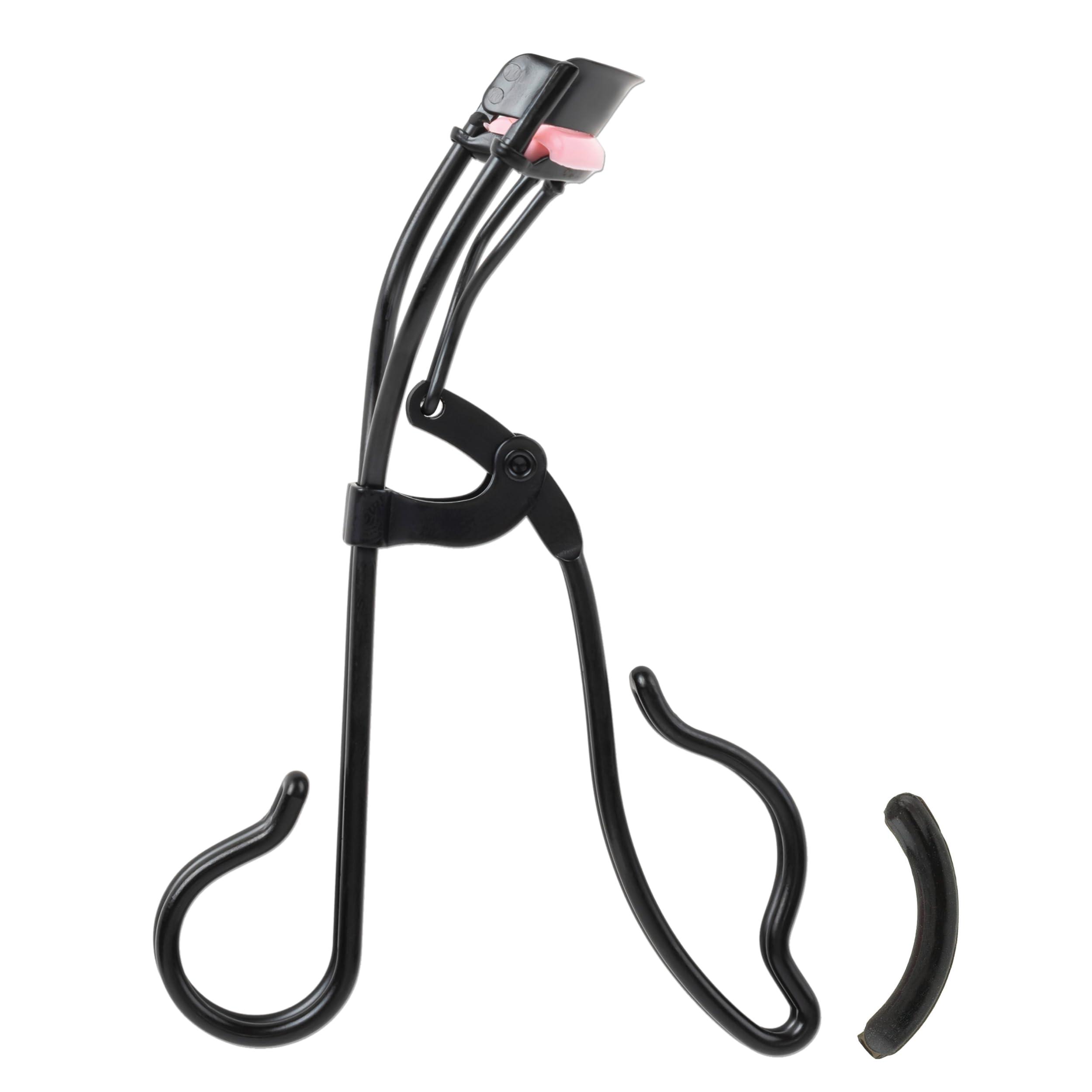 JAPONESQUE JAPONESQUE Professional Volumizing Lash Curler for Natural & False Lashes on Most Eye Shapes and Large Eyes, 1 Refill Pad, Holds Curl up to 8 Hours