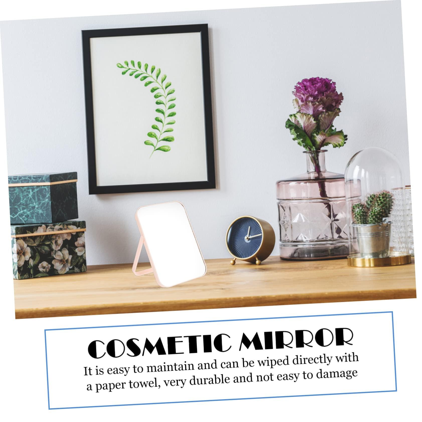 DOITOOL DOITOOL 1pc Folding Vanity Mirror Table Women Vanity Desk Make Dresser Digital Compact Mirror Desk for Vanity Mirrors Cosmetic Mirror Girl Cosmetic Mirror Pp Pink