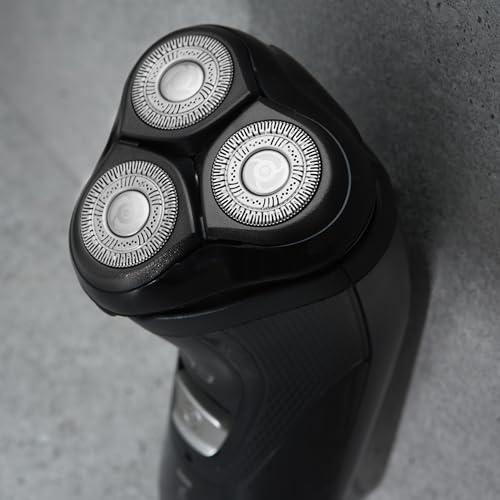 Remington Remington R3 Style Series Rotary Shaver for Men, Flexing Technology and Sensitive Skin Comfort, Rechargeable Wet or Dry Electric Shaver with Pop Up Trimmer and Stubble Attachment