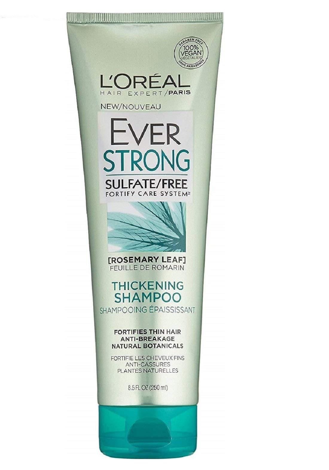 L'Oreal Paris L'Oreal Paris EverStrong Thickening Shampoo 8.5 oz (Pack of 2)
