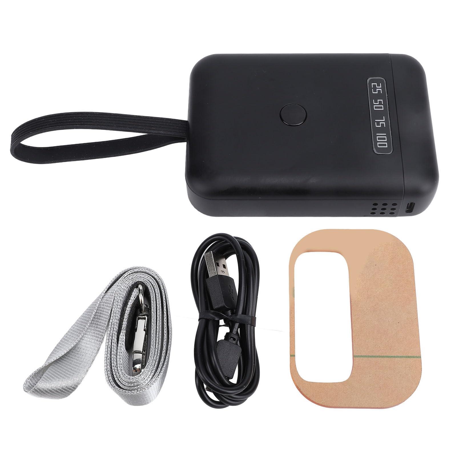 VBESTLIFE LED Hair Extension Lamp, 18W Light Extensions Kit, Rechargeable Portable Extension Lamp, with 6Pcs 405nm LED Beads, for Home Salon Fast Curing Wig (Black)