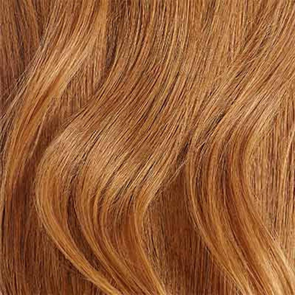 Luxy Luxy Hair 16\" Natural Red Scalp Hair Fill-Ins Clip-In Hair Extensions (40 grams) 100% Remy Human Hair, For Thinning Near Scalp, 4-Piece Set, Mimics Hair Growth
