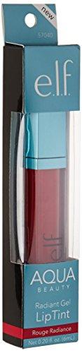 e.l.f. Elf Cosmetics Aqua Beauty Liquid Gel Lip Stain 57040, Rouge Radiance, 0.6 Ounce