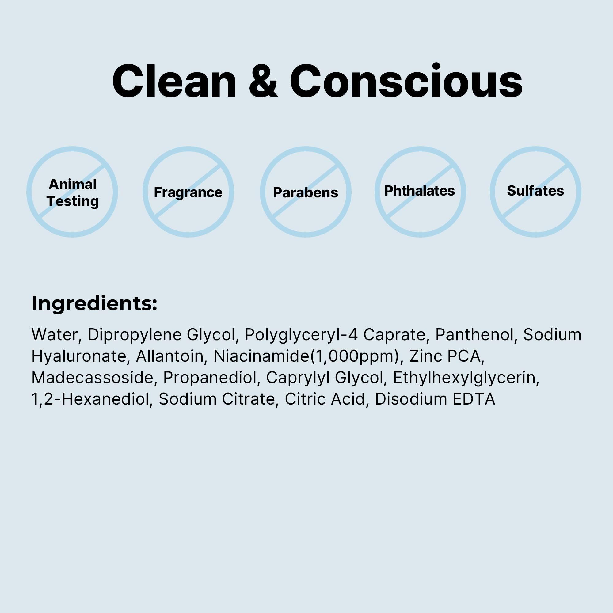 COSRX COSRX Low pH Niacinamide Micellar Cleansing Water Daily Mild Facial Cleansing Wash for Sensitive Skin, Sebum control, Korean Skin Care (13.52fl.oz/400ml)