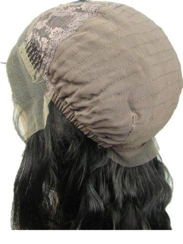 Tanya 14" Loose Body Wave 100% Indian Remy Human Hair Lace Front Wig 1# Jet Black