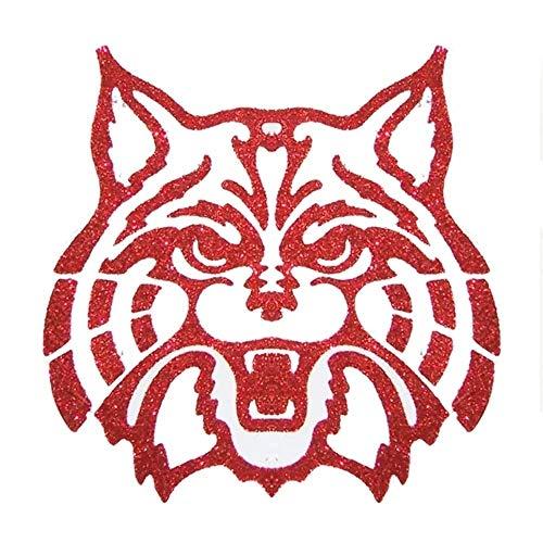 LaDiva Sport Arizona Wildcats Red Wilbur Glitter Tattoo
