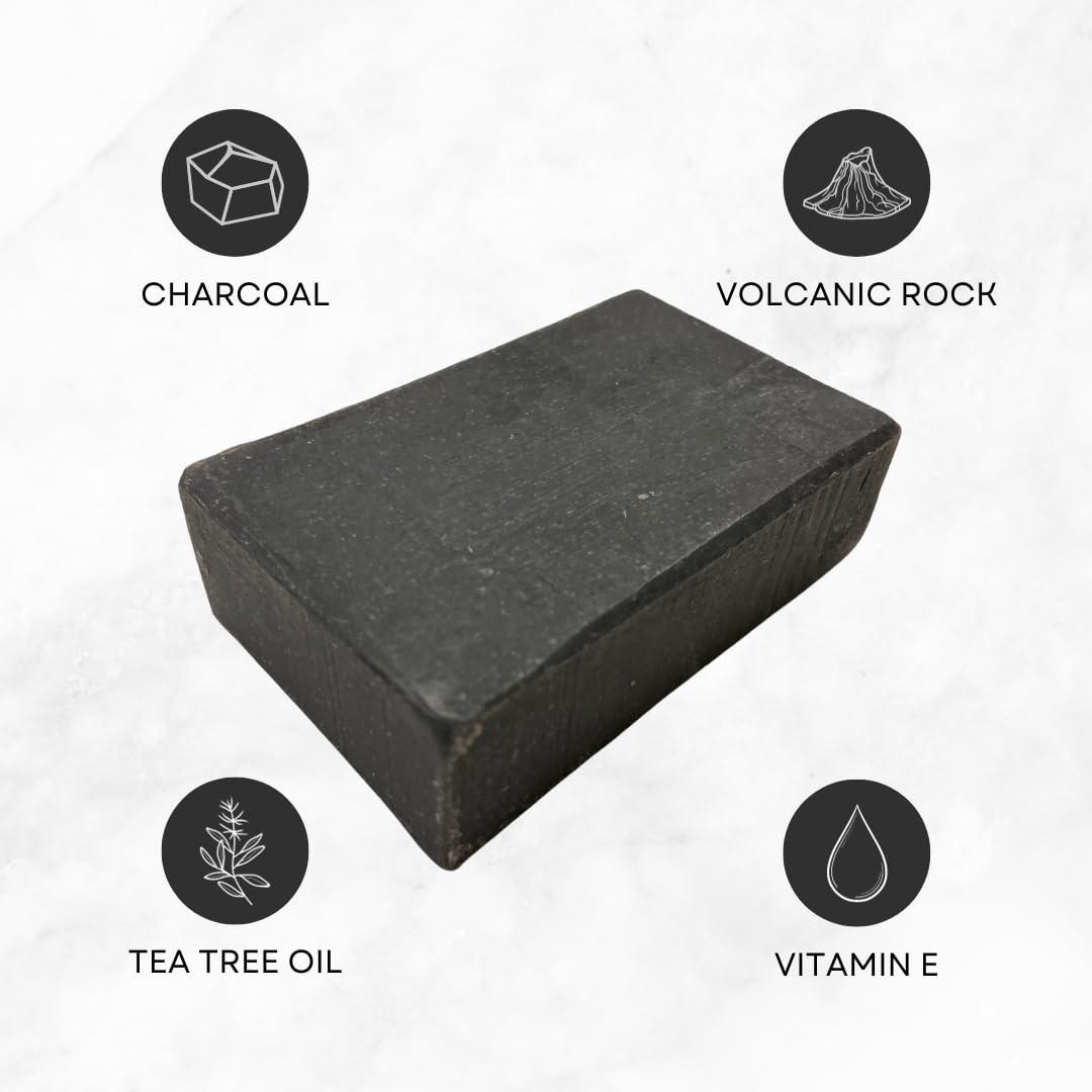Bacne Bar Bacne Bar: All Natural Body Acne Soap with Charcoal, Pumice, Tea Tree Oil & Vitamin E to Get Rid of Bacne Fast, Back Acne Treatment as part of a Cleark Skin Routine (3)