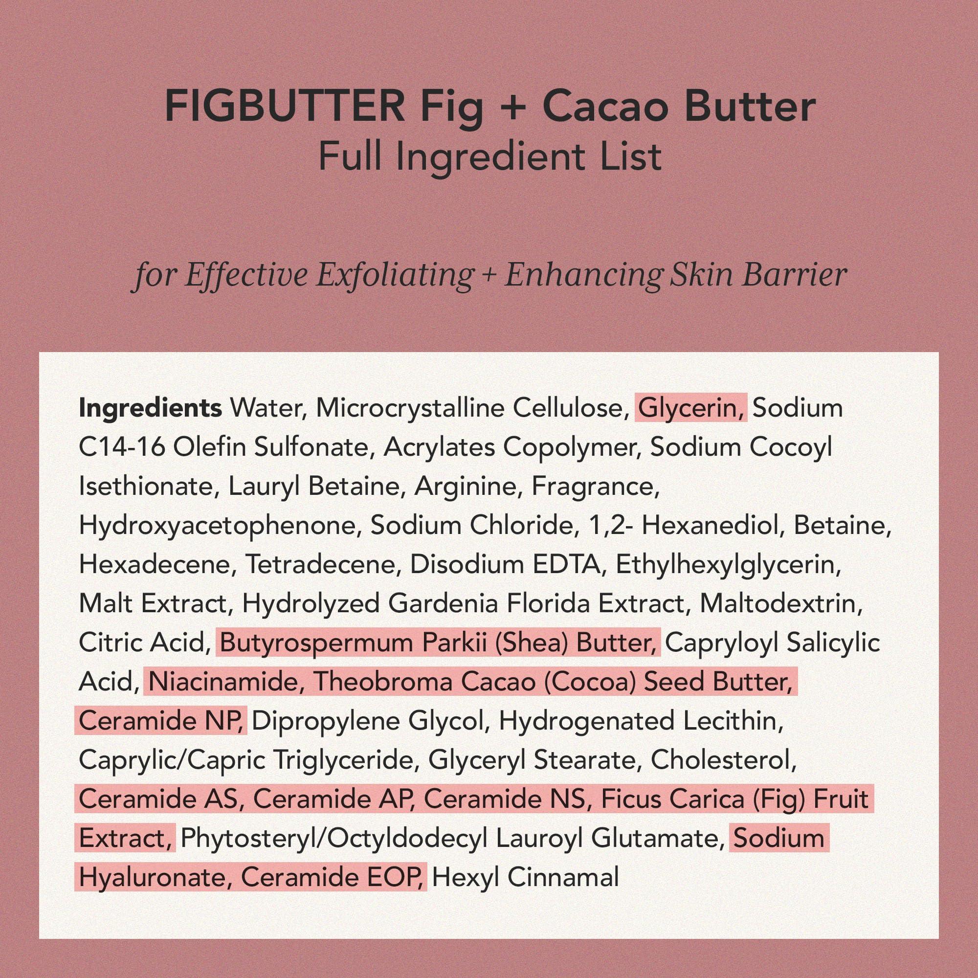 Whipped Semo Company WHIPPED VEGAN PACK SCRUB MUHWABUTTER 210g (7.40 oz) - Made with Fig & Cacao Butter | Chewy Gelato Texture with Ceramide & Niacinamide, No Sugar or Salt, for Face & Body