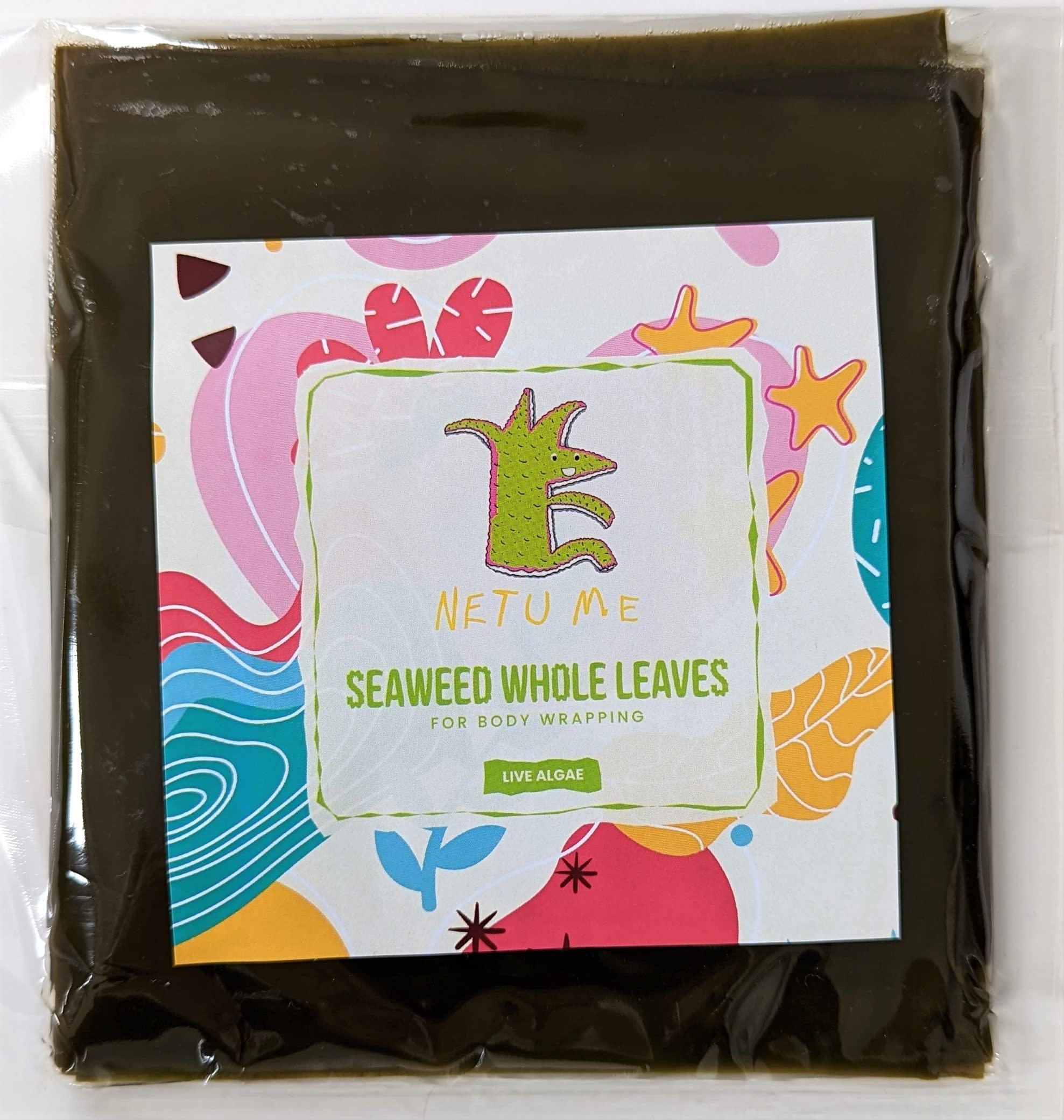 Netu Me Netu Me Seaweed Firming Body Wrapping, SPA Algae Body Wraps and Mask for Anti-Aging, Anti-Sagging, Whole Wet Leaves Provide Fat Lifting and Detox