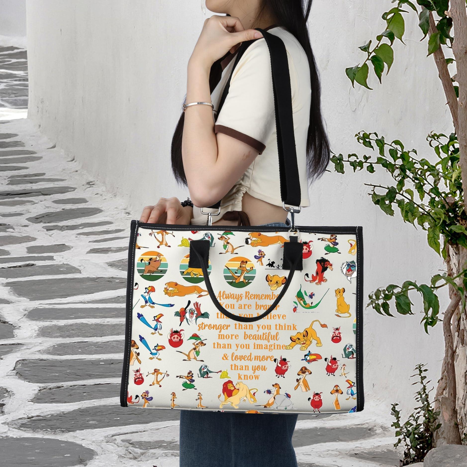 LEVLO LEVLO The Lion Movie Cosmetic Make Up Bag Lion Fans Gift You Are Braver Stronger Smarter Than You Think Lion Zipper Pouch Bag For Women Girls (Always Lion LT)