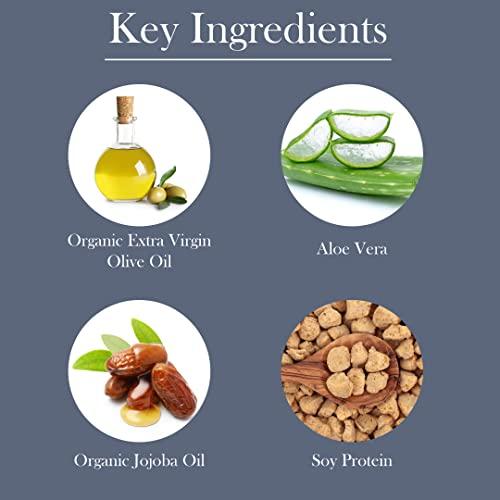 Baar Olivae Conditioner, Organic Olive Oil Conditioner with Organic Botanical Oils, Specially Formulated to Nourish Hair Follicles, Roots & Scalp. 8 oz.