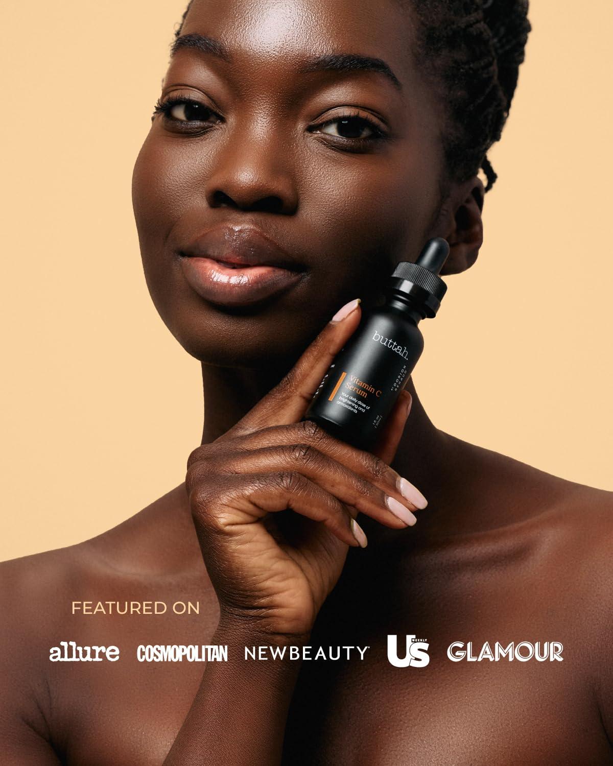 buttah. by Dorion Renaud Buttah Skin Vitamin C Serum 1 FL oz e 30mL - For Face - Vitamin E - Ferulic Acid - Green Tea