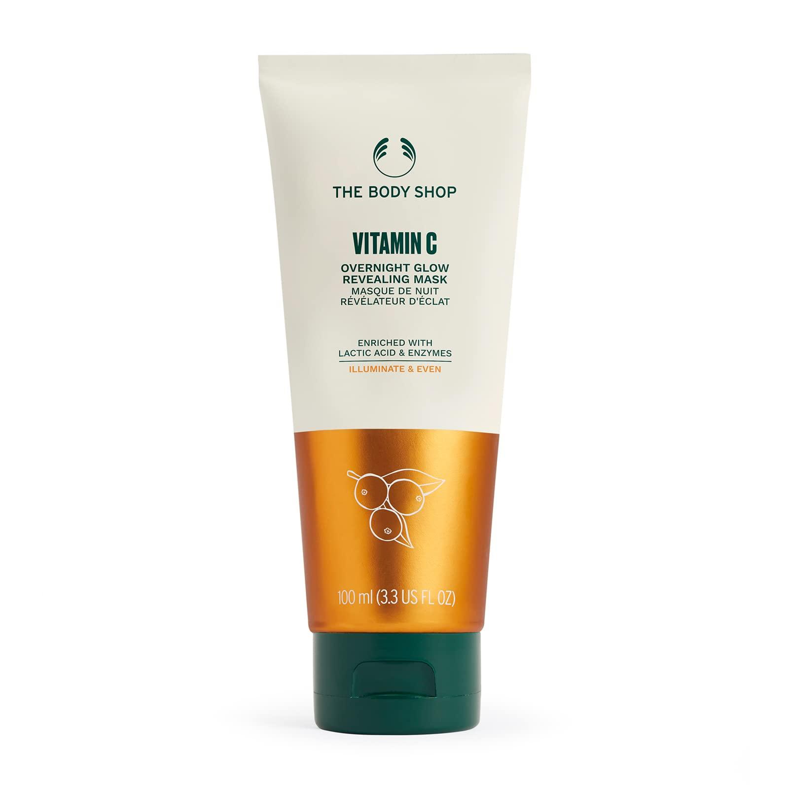The Body Shop The Body Shop Vitamin C Overnight Glow Revealing Mask - For Even Toning, Brightening - 3.3 Fl Oz