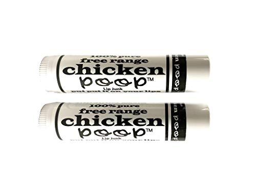 F Free Range Chicken Poop (Lip Junk) 0.15 oz Lip Balm (Pack of 2)