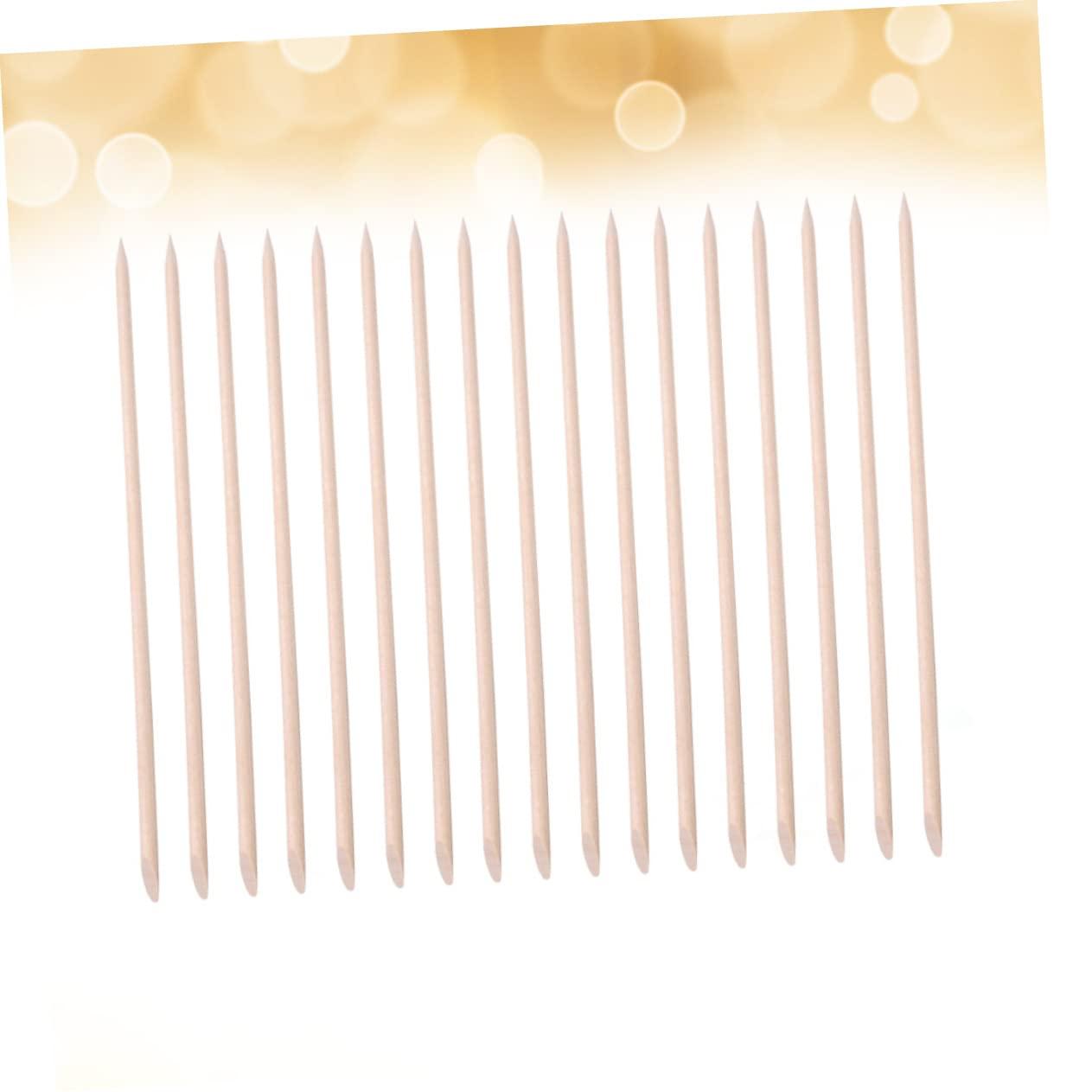 Mipcase Mipcase Wooden Nail Art Stick 200pcs Cuticle Remover Set Sticks Cuticle Cleaner