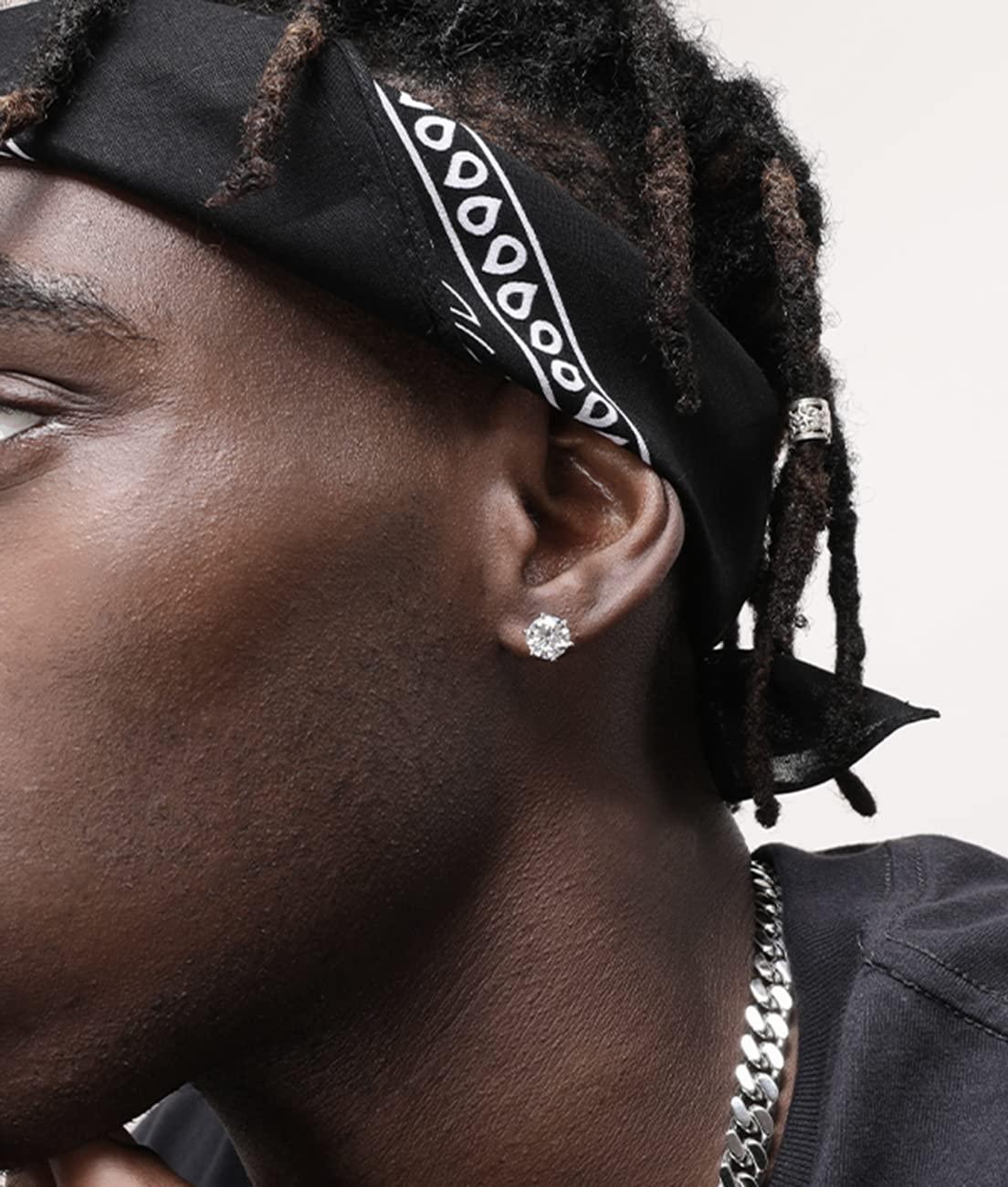 Orglace Ear Piercing Kits,Body Piercing Kits,6 Pack Disposable Self Ear Piercing Gun Tool with 5mm Cubic Zirconia Stud Earrings (White)