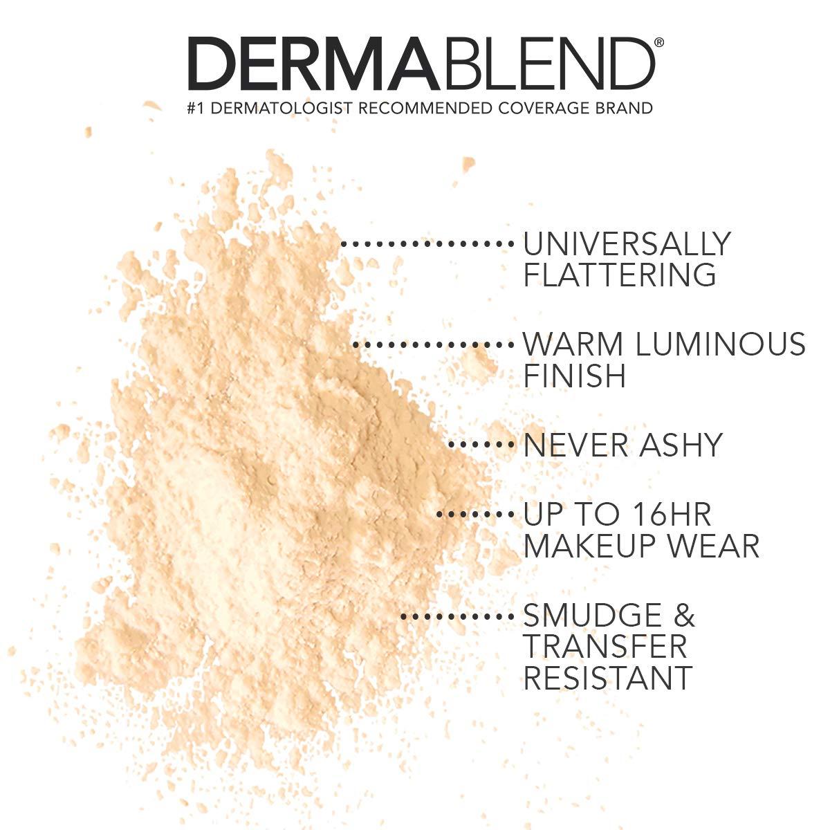 Dermablend Dermablend Illuminating Banana Powder, Loose Setting Powder Makeup for Brightening and a Long-Lasting Luminous Finish, up to 16hr Wear, 0.63 oz.