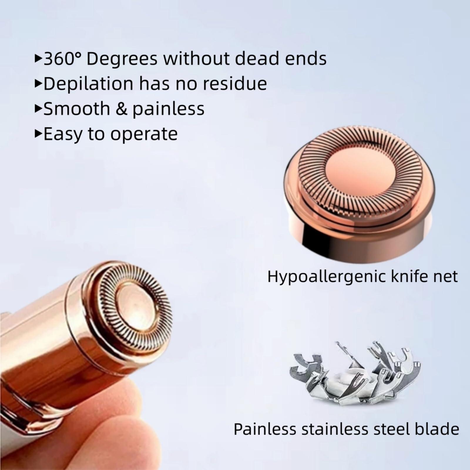 Efsanony Facial Hair Remover Replacement Heads - Gen 1 Compatible with Finishing Touch Flawless Hair Remover Tool for Women Easy Facial Hair Removal