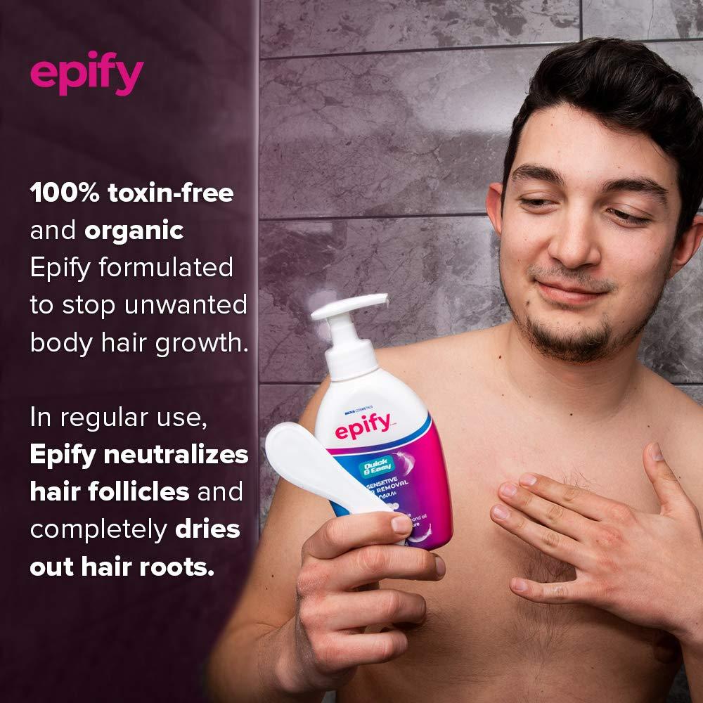 epify by bubbly Epify Intimate Hair Removal Cream for Men and Women - Sensitive Skin, Pubic & Bikini Areas (Pack of 3)