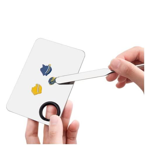 Generic Korean Picasso Makeup Spatula and Sponge Set,Korean Makeup Make Up Spatula Tool,Professional Facial Makeup Tools( Rectangle Palette+Spatula)