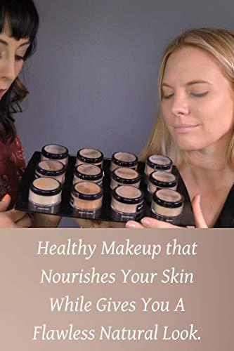 Ageless Derma Ageless Derma Mineral Face Powder Foundation Makeup. Natural Full Coverage Loose Foundation with Vitamin and Green Tea. Made in USA