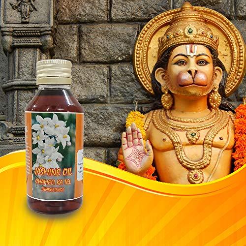 Jioo Organics Jioo Organics Chameli Oil for Hanuman Puja Chola Jasmine Oil Unrefined Hair and Skin Care (100 ml Each) -Pack of 2