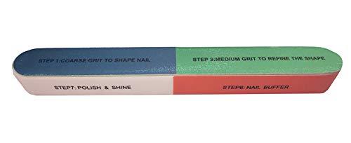 DreamCut DreamCut 7-Way Nail File and Buffer Block - Professional Manicure Tools