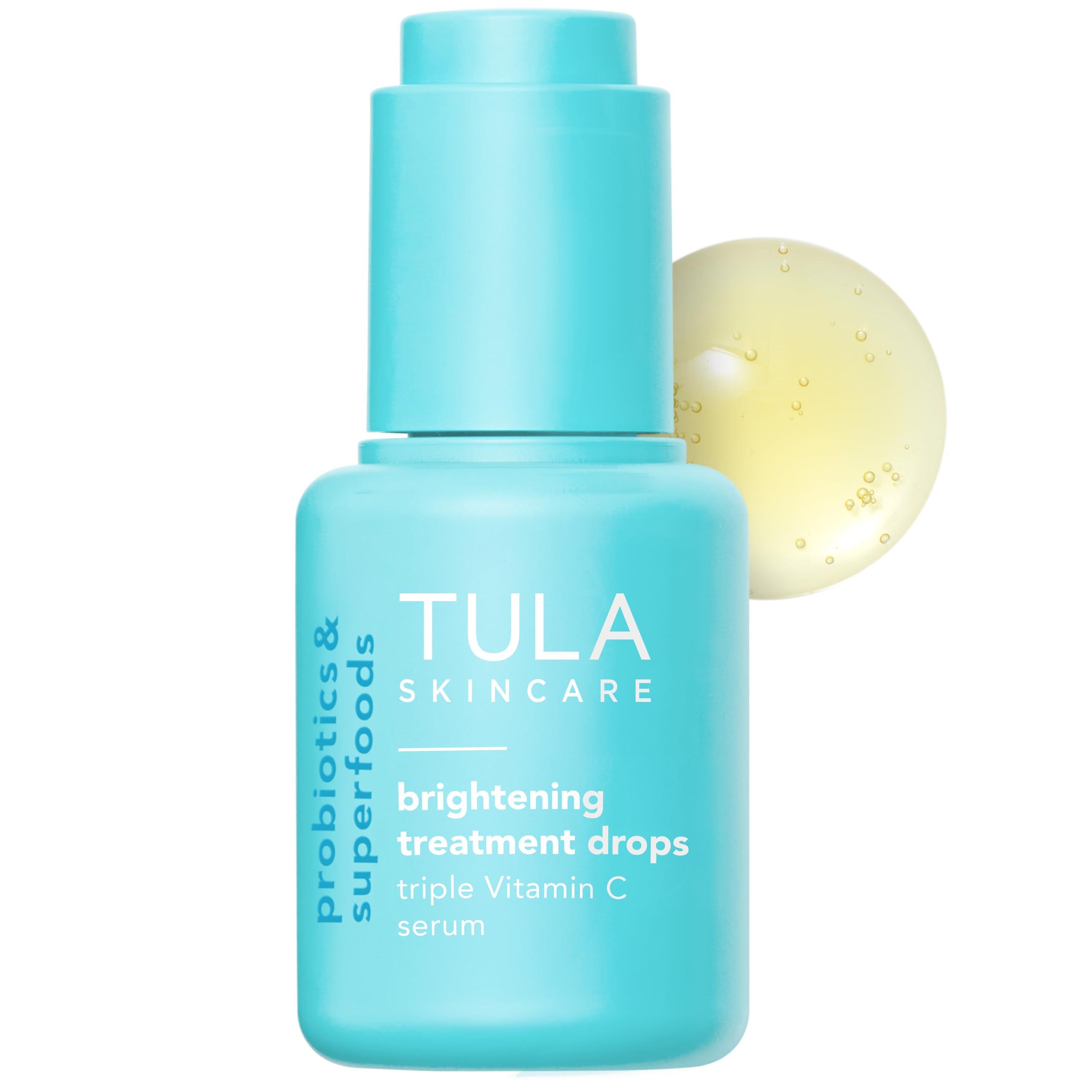 TULA TULA Skin Care Brightening Treatment Drops - Vitamin C Serum, Brightens the Look of Dull Skin & Dark Spots, 1 fl oz.