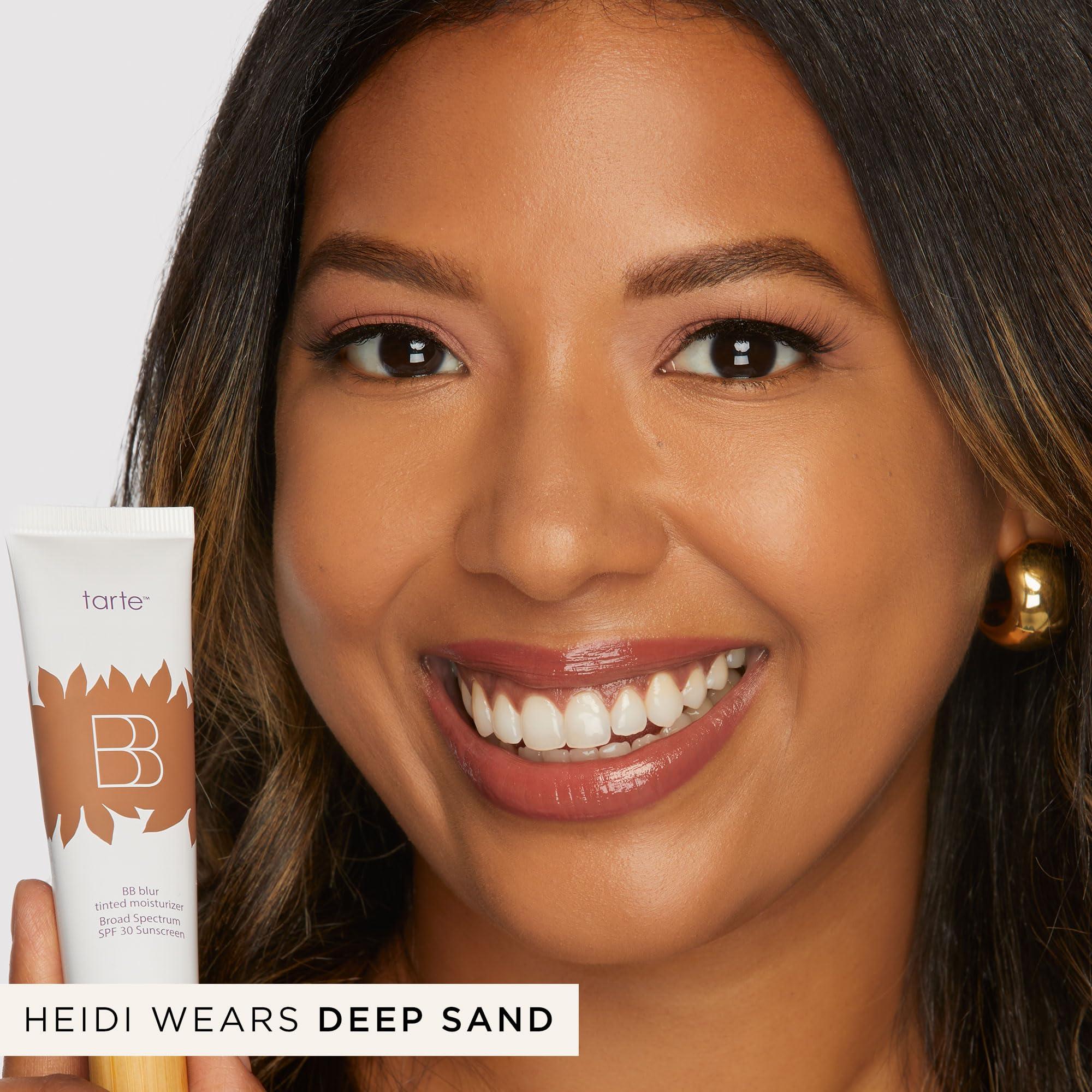 tarte tarte BB blur tinted moisturizer Broad Spectrum SPF 30 - mahogany (very deep skin with a balance of warm & cool undertones)