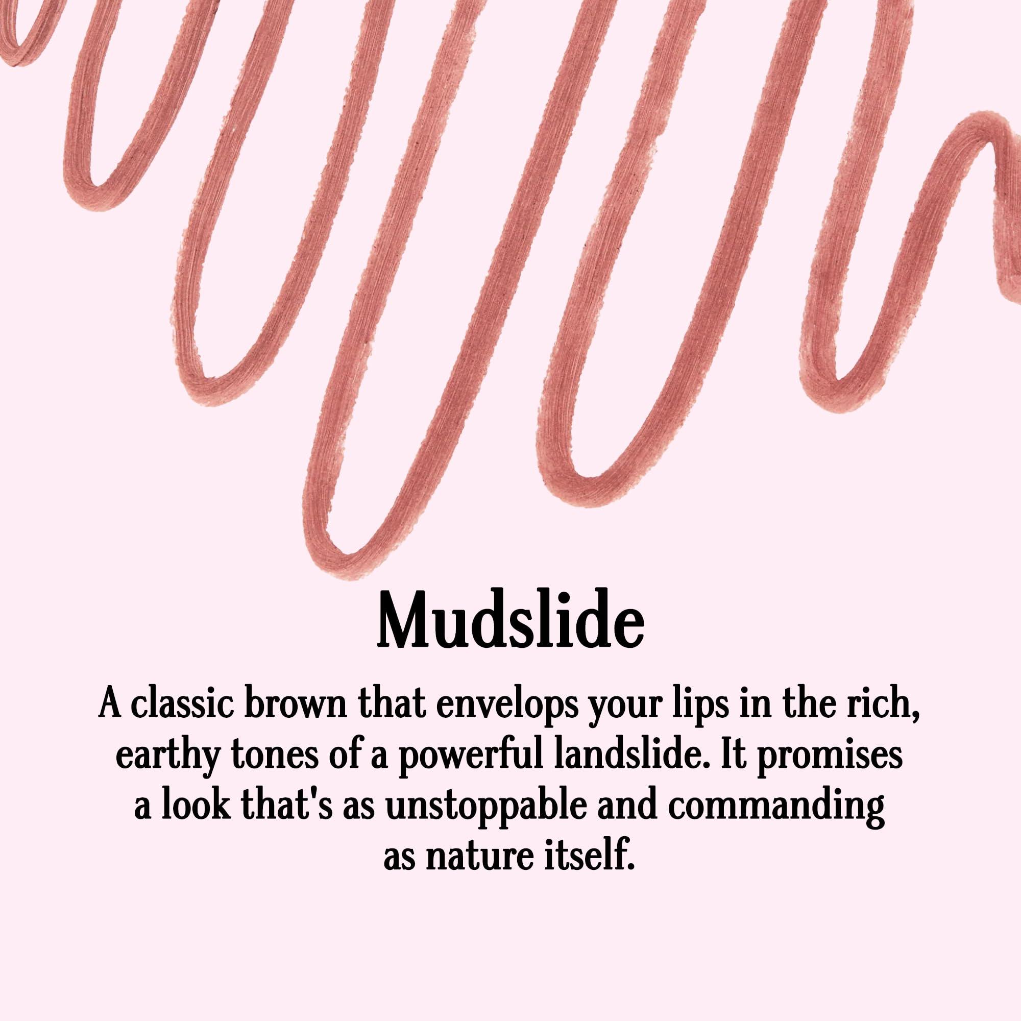 Gerard Cosmetics Gerard Cosmetics Lip Pencil (Mudslide), Ultra Pigmented Matte Brown Lip Liner, Long Lasting, Hydrating Creamy Formula, Cruelty Free