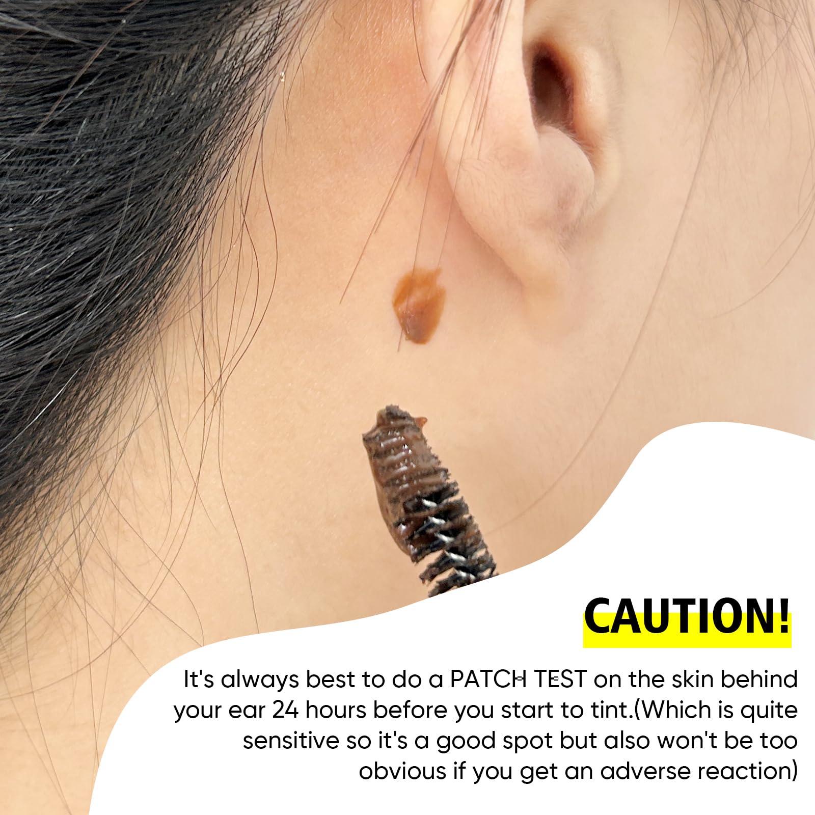 Lomansa Lomansa Lash Tint Kit, Eyebrow Tint Black Instant Natural Results, Professional Eyelash Tint Kit Lasts Up to 4 Weeks for Salon Home Use