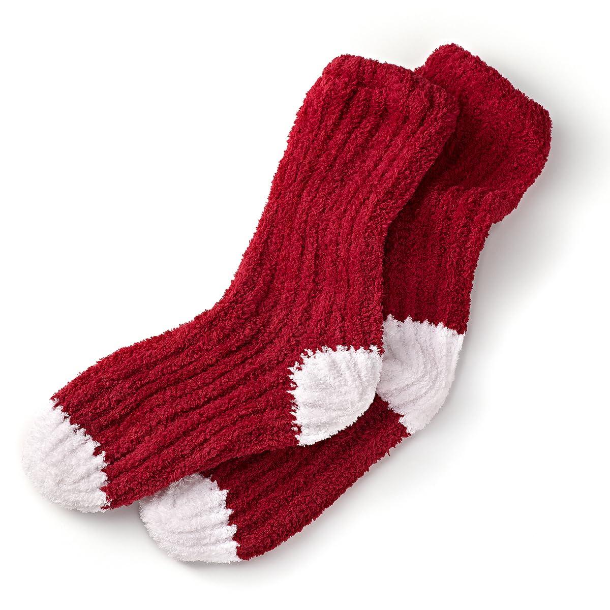 Earth Therapeutics Earth Therapeutics Cozy Socks with Shea Butter - Santa