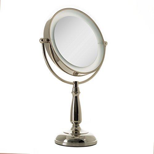 Zadro Zadro 11" Makeup Mirror with Lights and Magnification Dimmable Touch LED Lighted Makeup Mirror with Magnification 5X/1