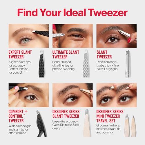 REVLON Revlon Expert Slant Tweezer, High Precision For Easy Hair Removal, Made With Stainless Steel, 1 Count