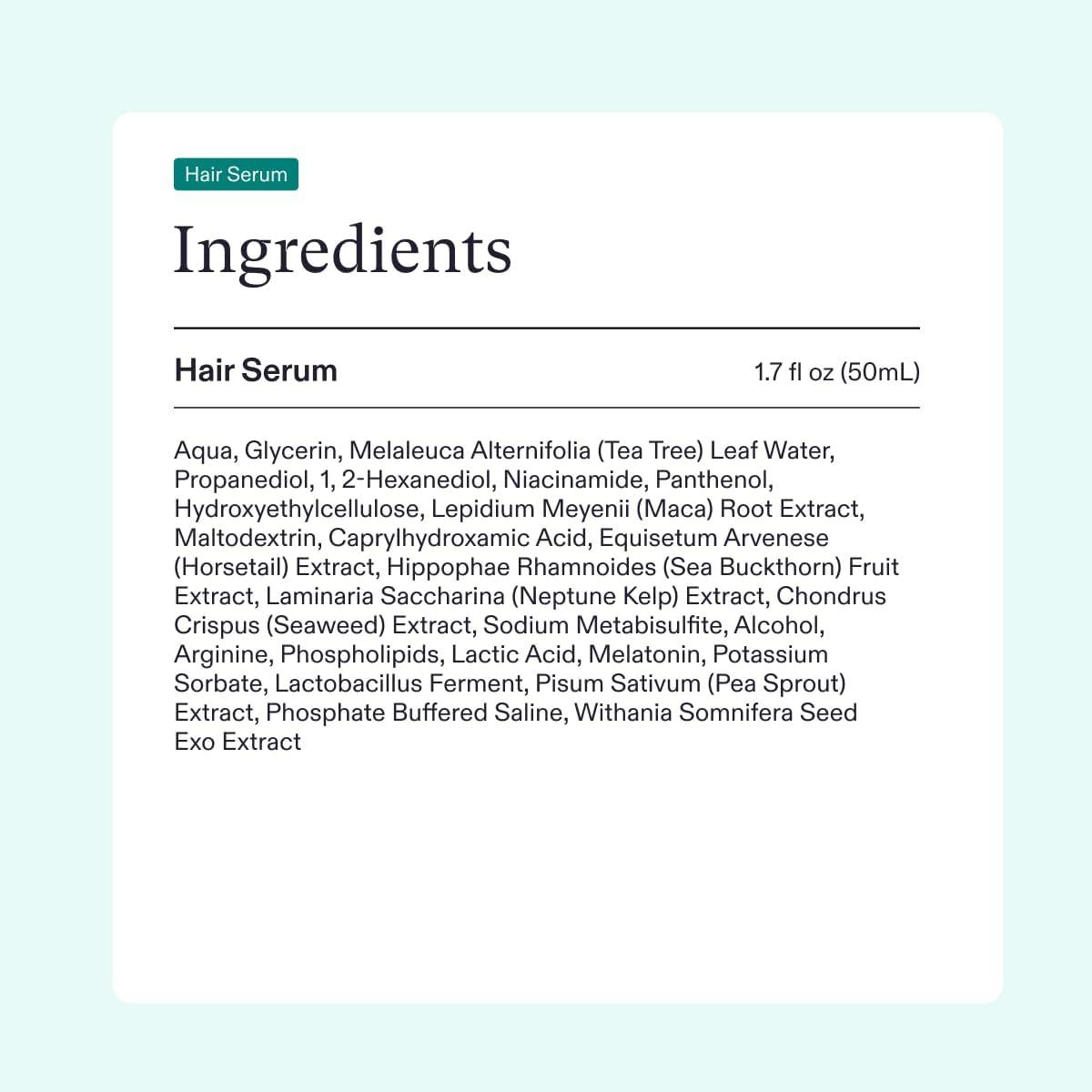 Nutrafol Nutrafol Postpartum Hair Growth Supplements and Hair Serum, Clinically Tested for Visible Thickness and Strength - 1 Month Supply, 1.7 Fl Oz Bottle