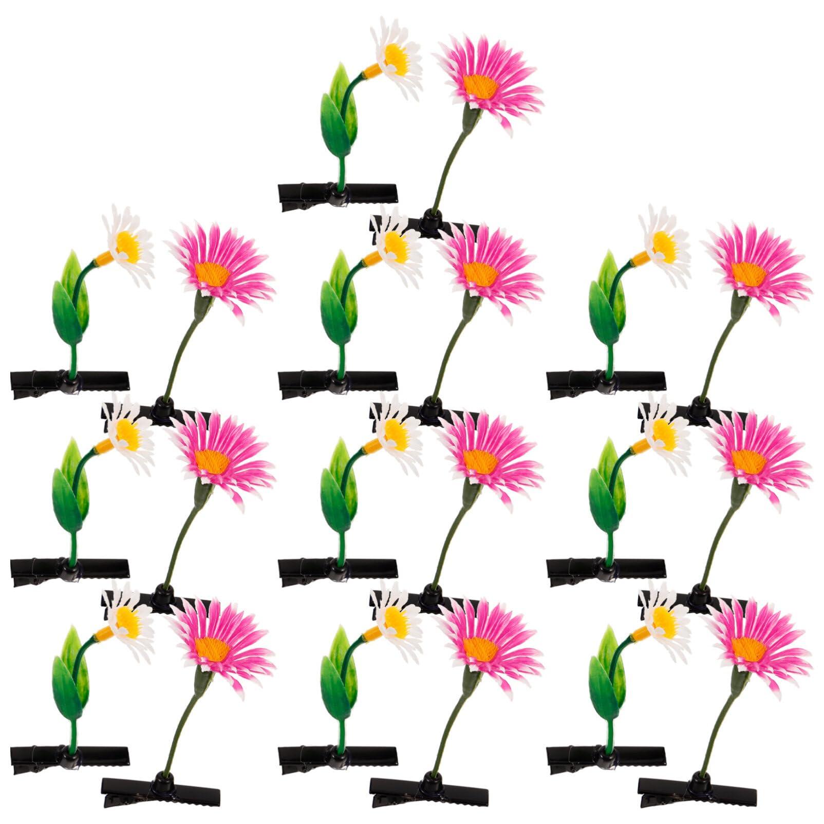 WRITWAA WRITWAA 20Pcs Bean Sprout Hair Clip, Funny Plant Hairpins Flower Plant Hair Clips, Sweet Hair Clips Girls Cute Little Grass Barrette Headwear