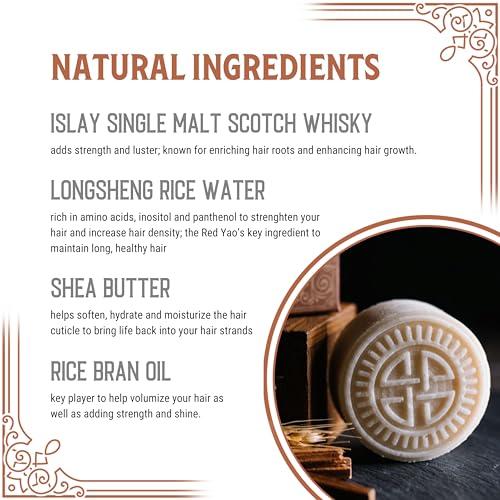 Viori Viori Hamish & Co. Shampoo Bar - Aged Sandalwood - Shampoo for Men - Handcrafted with Scottish Islay and Whiskey Infused - Made from Natural Ingredients - Sulfate, Paraben, Cruelty, and Plastic-Free