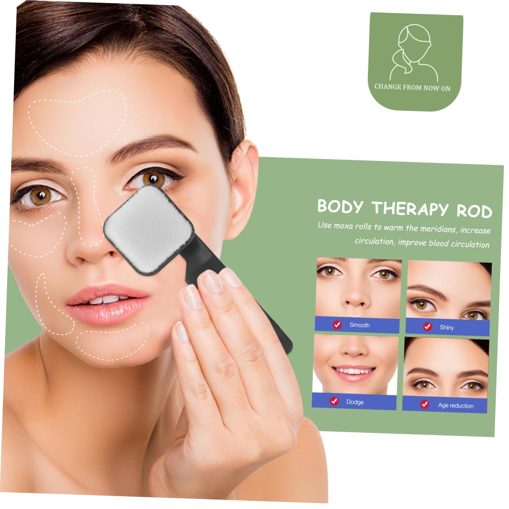 OSOLADY OSOLADY Square Facial Cleansing Brush Face Scrubber Men Face Exfoliator Face Scrub Brush Handheld Facial Brush Facial Scrubber Face Cleansing Brush Exfoliator Face Washer Black