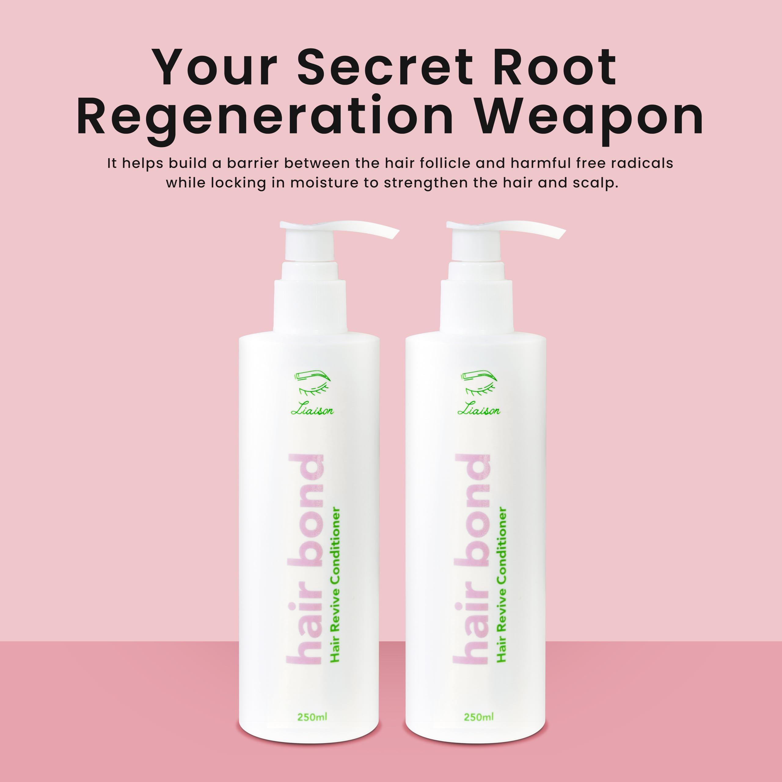 Liaison Hair Bond Conditioner for Women - Thickening & Volumizing Formula - Protects & Strengthens Hair Promotes Healthy Growth & Adds Volume (2 Pack)