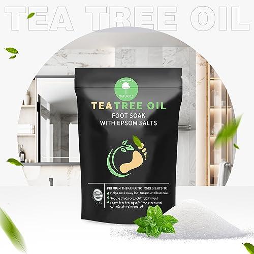 RIGHTMELL Natural Foot Soak Salt - Foot Treatment Soothes Athletes' Feet, Relieves Foot Odor and Ttchiness -9 Ounce