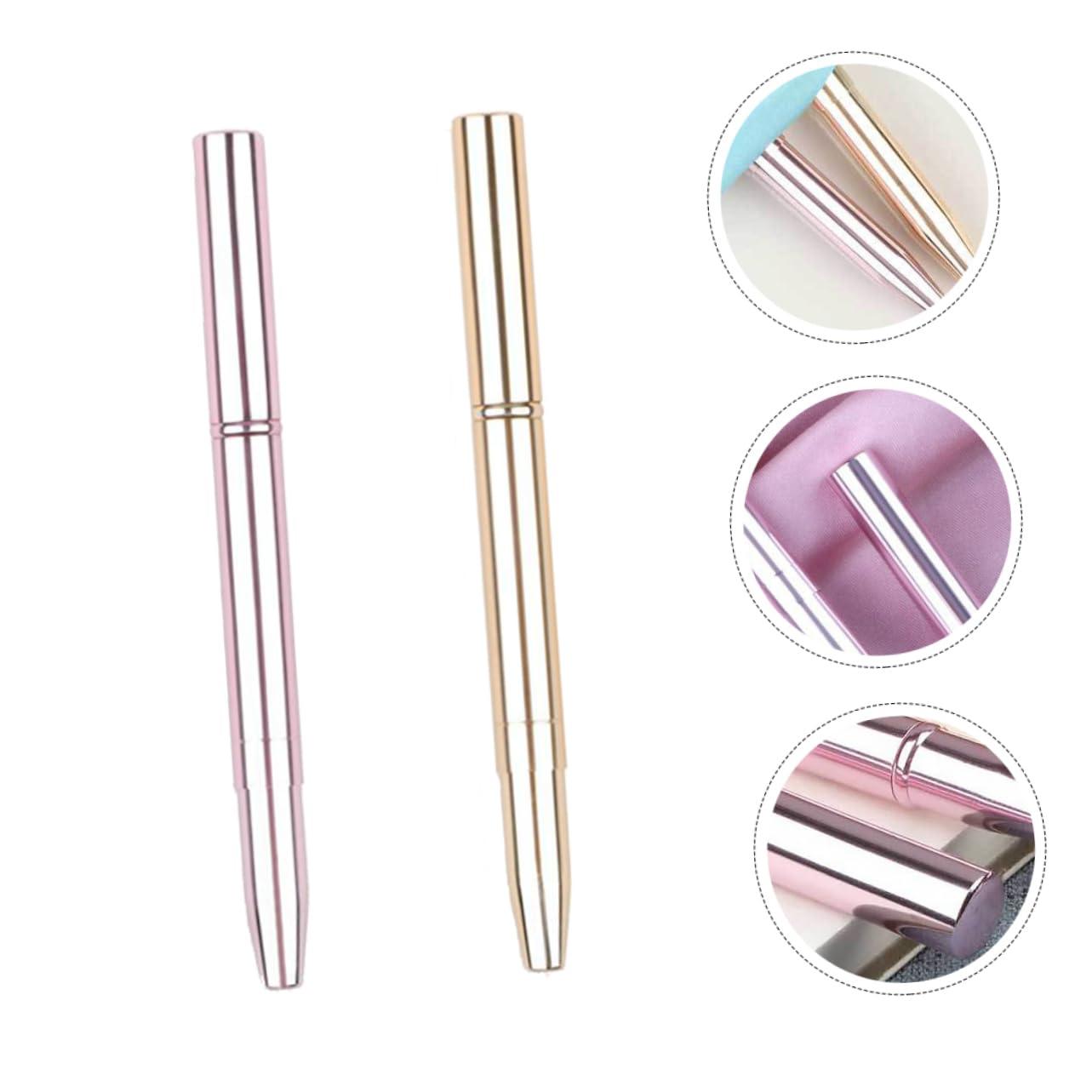 balacoo Balacoo 4 Pcs Double Ended Lip Brush Makeup Lip Brush Lipstick Brush Retractable Eye Lipstick Brush, 15x1cmx2pcs