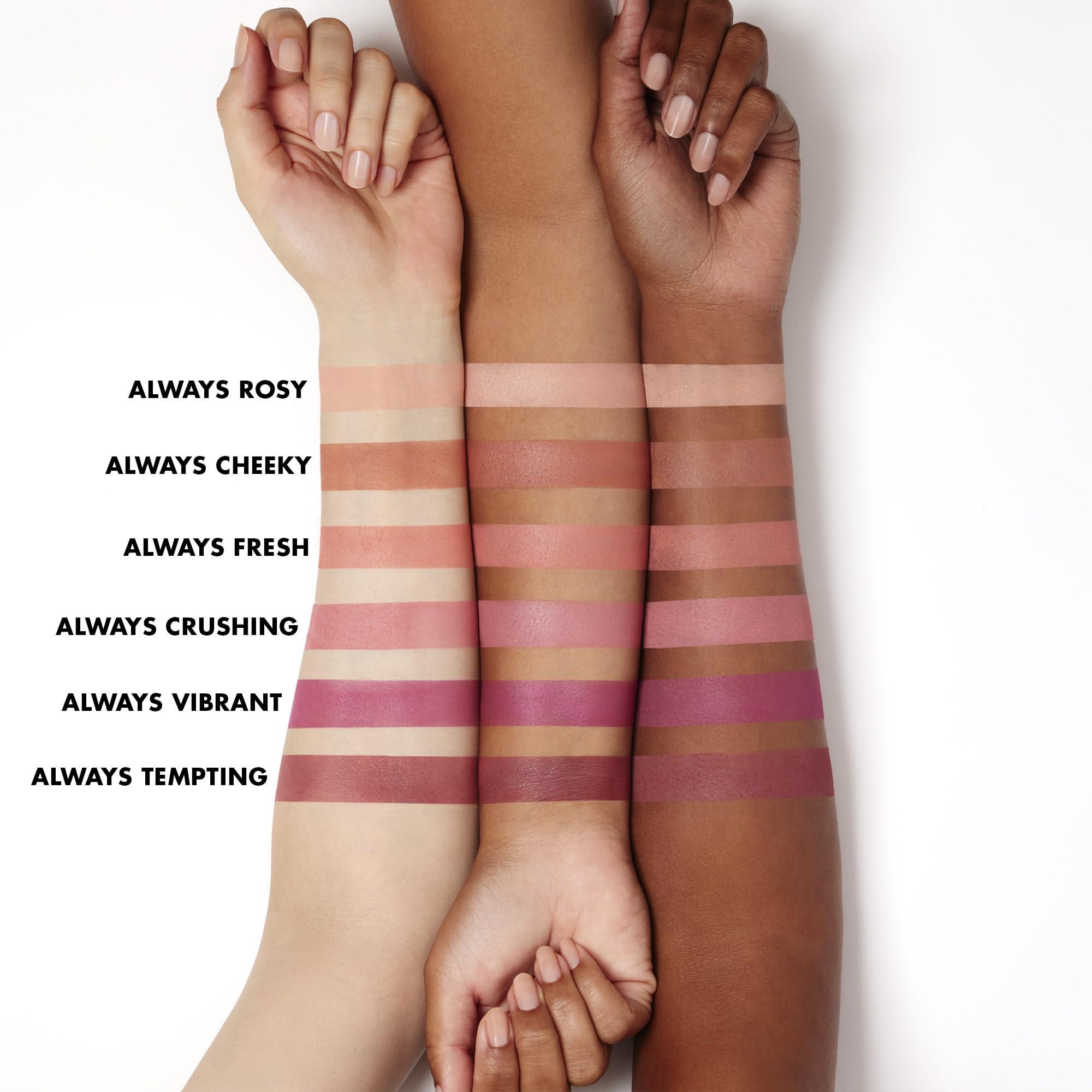 e.l.f. e.l.f. Primer-Infused Matte Blush, Long-Lasting, Lightweight & Buildable Powder Blush, Delivers A Matte Finish, Vegan & Cruelty-Free, Always Fresh