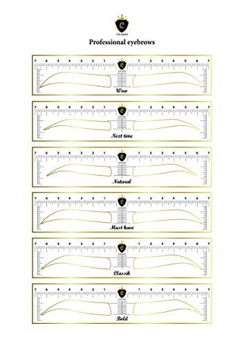 CTR CTR Stencil Sticker for Eyebrow Microblading Template 24 units 12 Different Forms by CTR (24 units)
